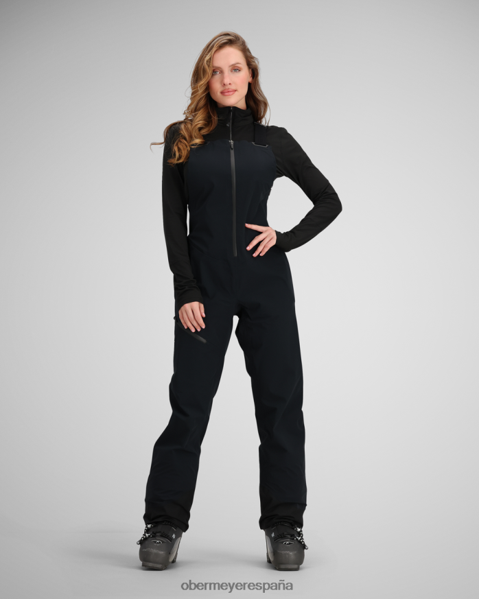 Obermeyer w babero de concha de tierras altas negro mujer ropa P00B236