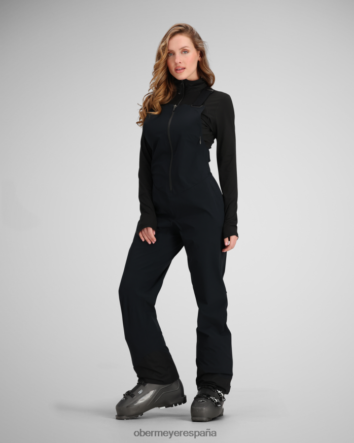 Obermeyer w babero de concha de tierras altas negro mujer ropa P00B236