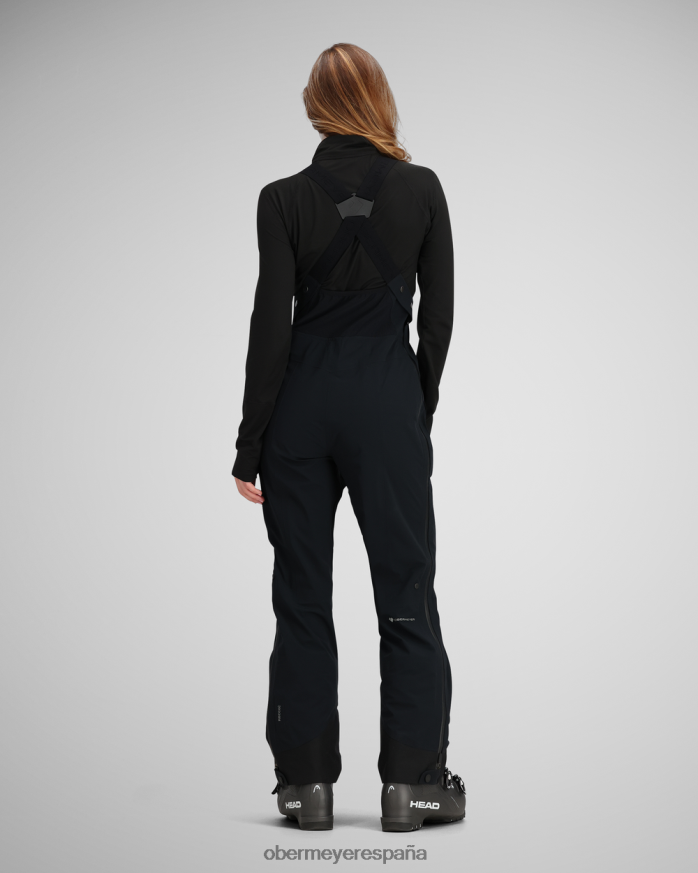 Obermeyer w babero de concha de tierras altas negro mujer ropa P00B236