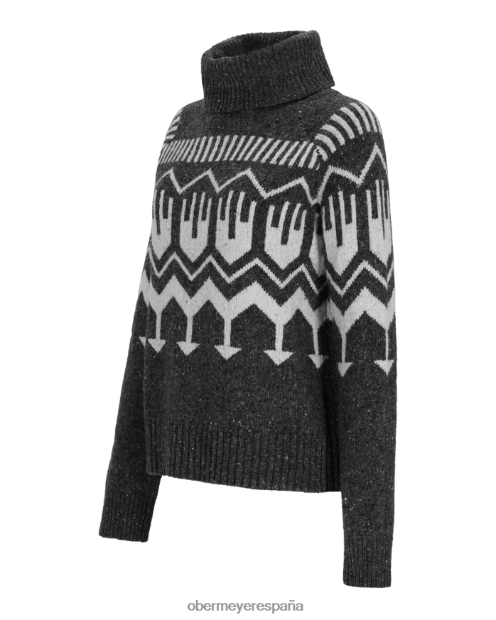 Obermeyer suéter de cuello alto de sauce basalto mujer ropa P00B266
