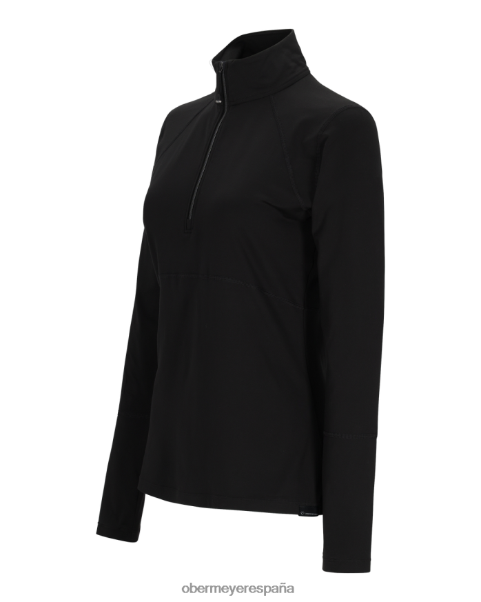Obermeyer descubrir 1/4 zip negro mujer ropa P00B180
