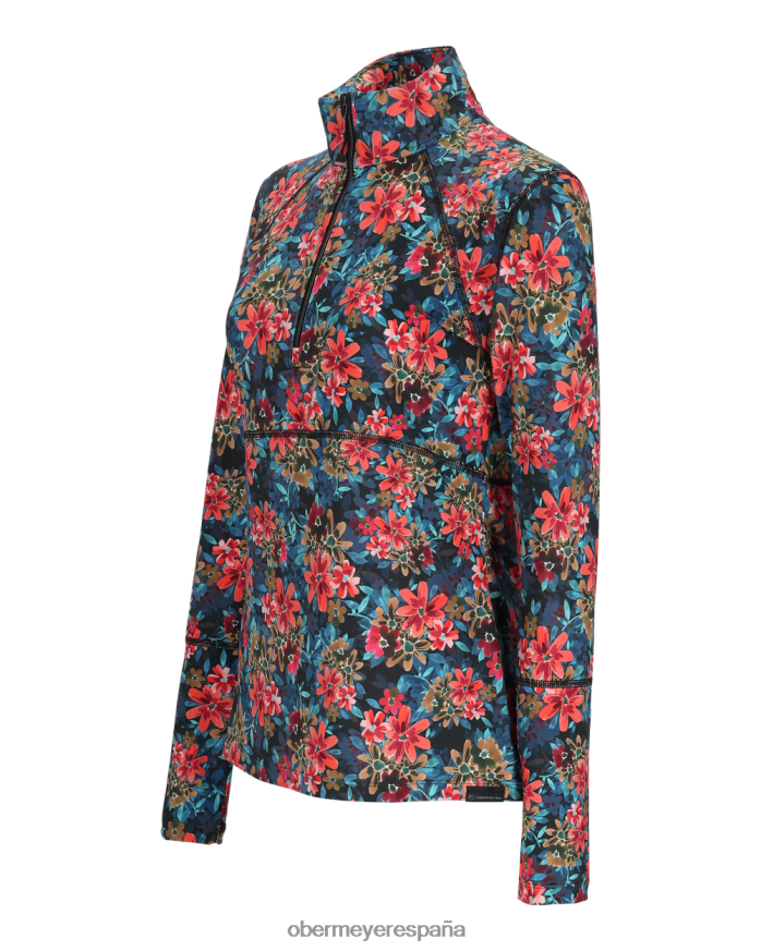 Obermeyer descubrir 1/4 zip pradera alpina mujer ropa P00B183