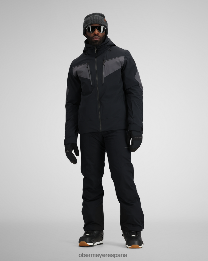 Obermeyer chaqueta cargador elite negro unisexo ropa P00B411