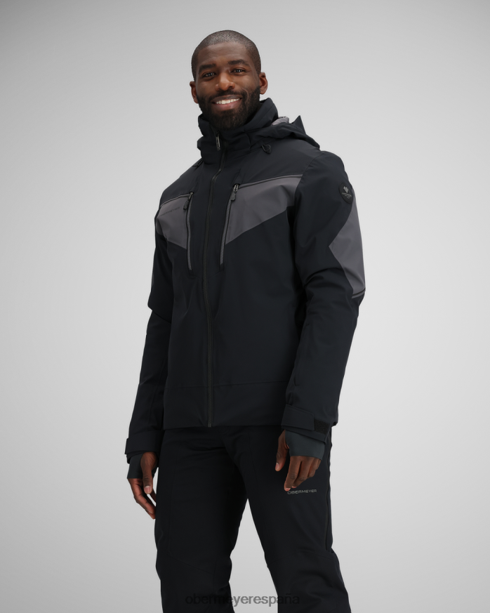 Obermeyer chaqueta cargador elite negro unisexo ropa P00B411