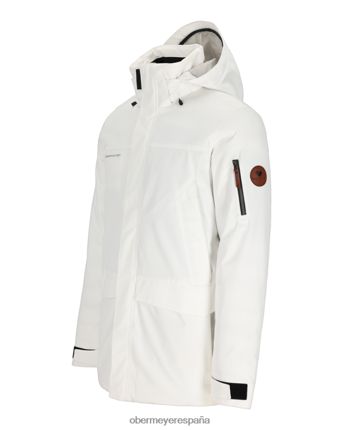 Obermeyer chaqueta de cresta blanco unisexo ropa P00B440