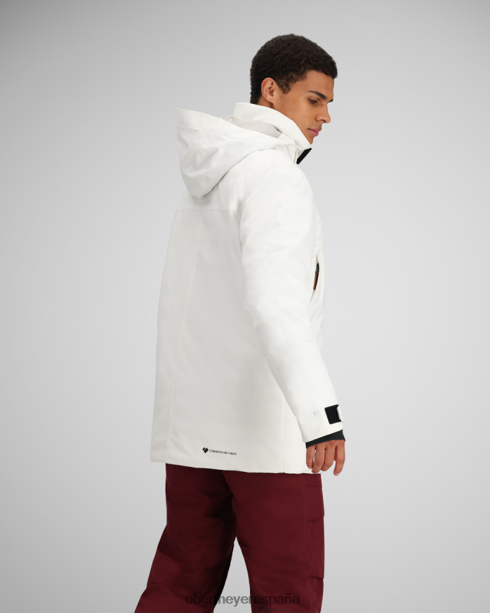 Obermeyer chaqueta de cresta blanco unisexo ropa P00B440