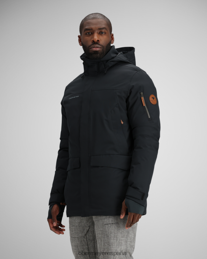 Obermeyer chaqueta de cresta negro unisexo ropa P00B441