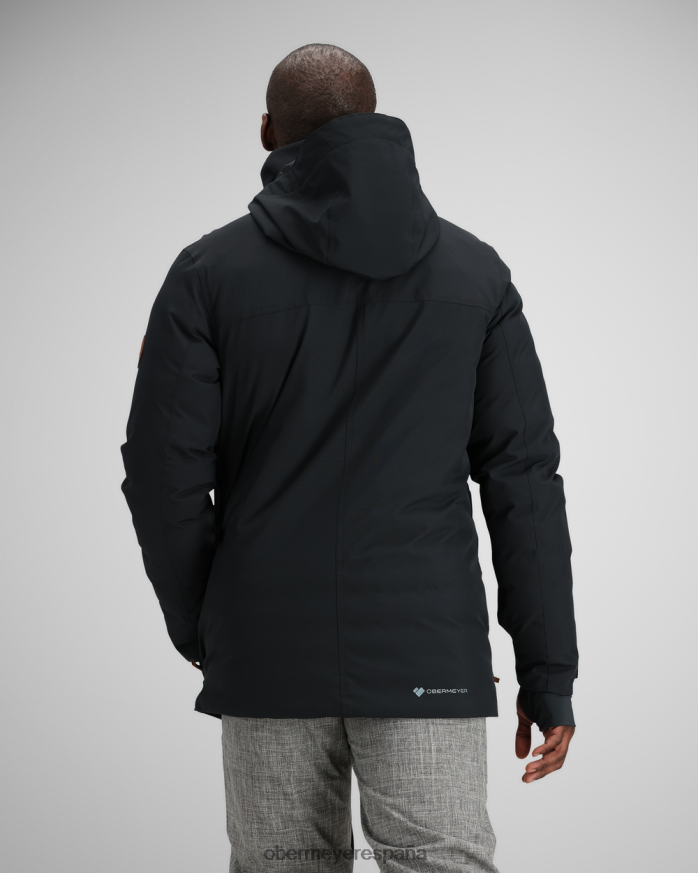 Obermeyer chaqueta de cresta negro unisexo ropa P00B441