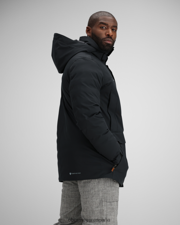 Obermeyer chaqueta de cresta negro unisexo ropa P00B441