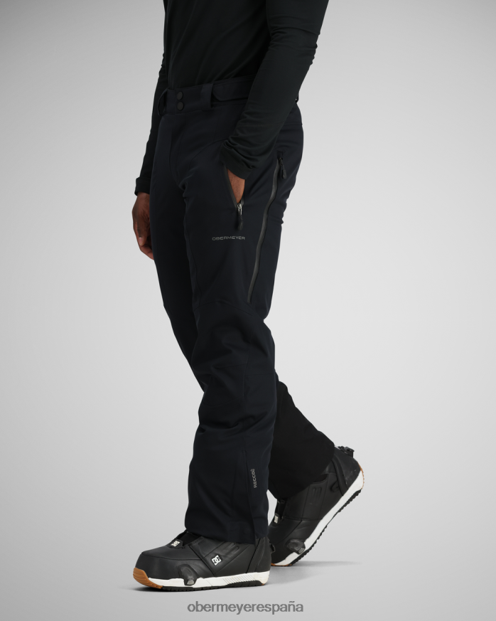 Obermeyer pantalón de proceso negro unisexo ropa P00B349