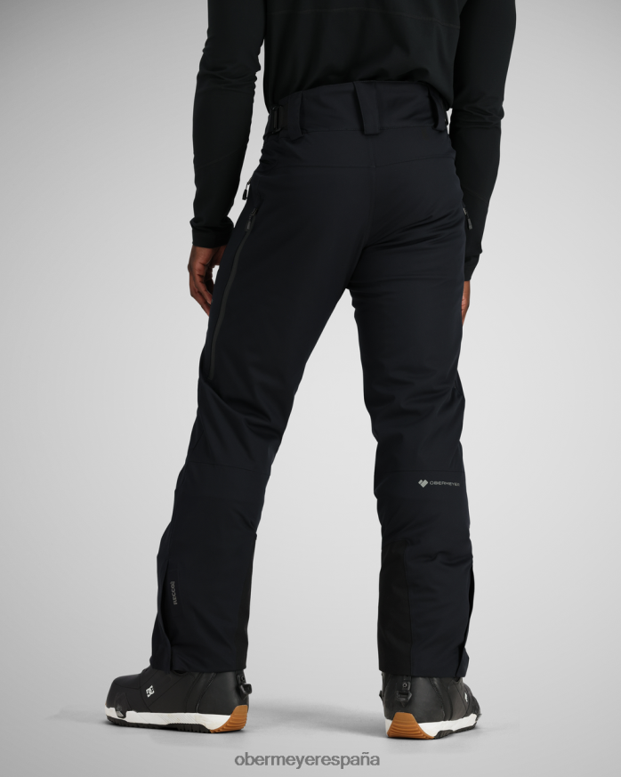 Obermeyer pantalón de proceso negro unisexo ropa P00B349